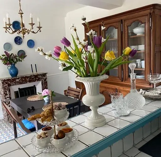 Roulage Ferme 18eme Jardin Parking Normandie Villa Longueville (Calvados)