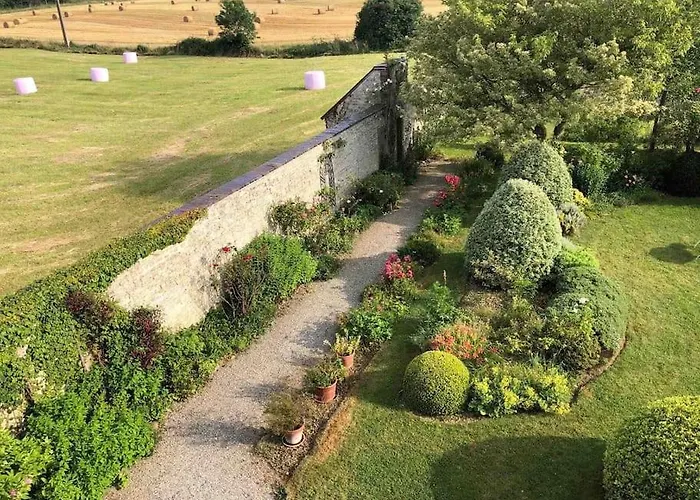 Villa Roulage Ferme 18eme Jardin Parking Normandie Longueville (Calvados)